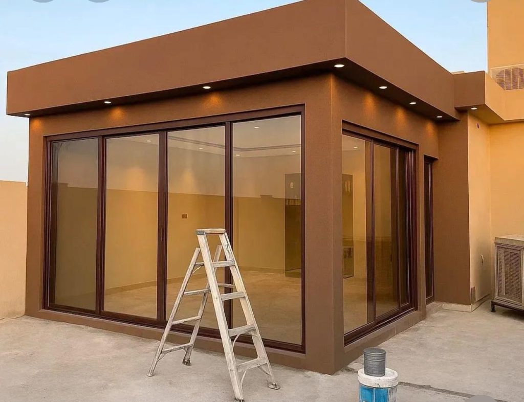 مشروع غرف معدنية معزولة من أبو عمر للديكورات في جدة